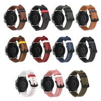 high quality genuine leather watch strap 18mm 20mm 22mm 24mm for all huawei samsung smart watch universal replacement watchband
