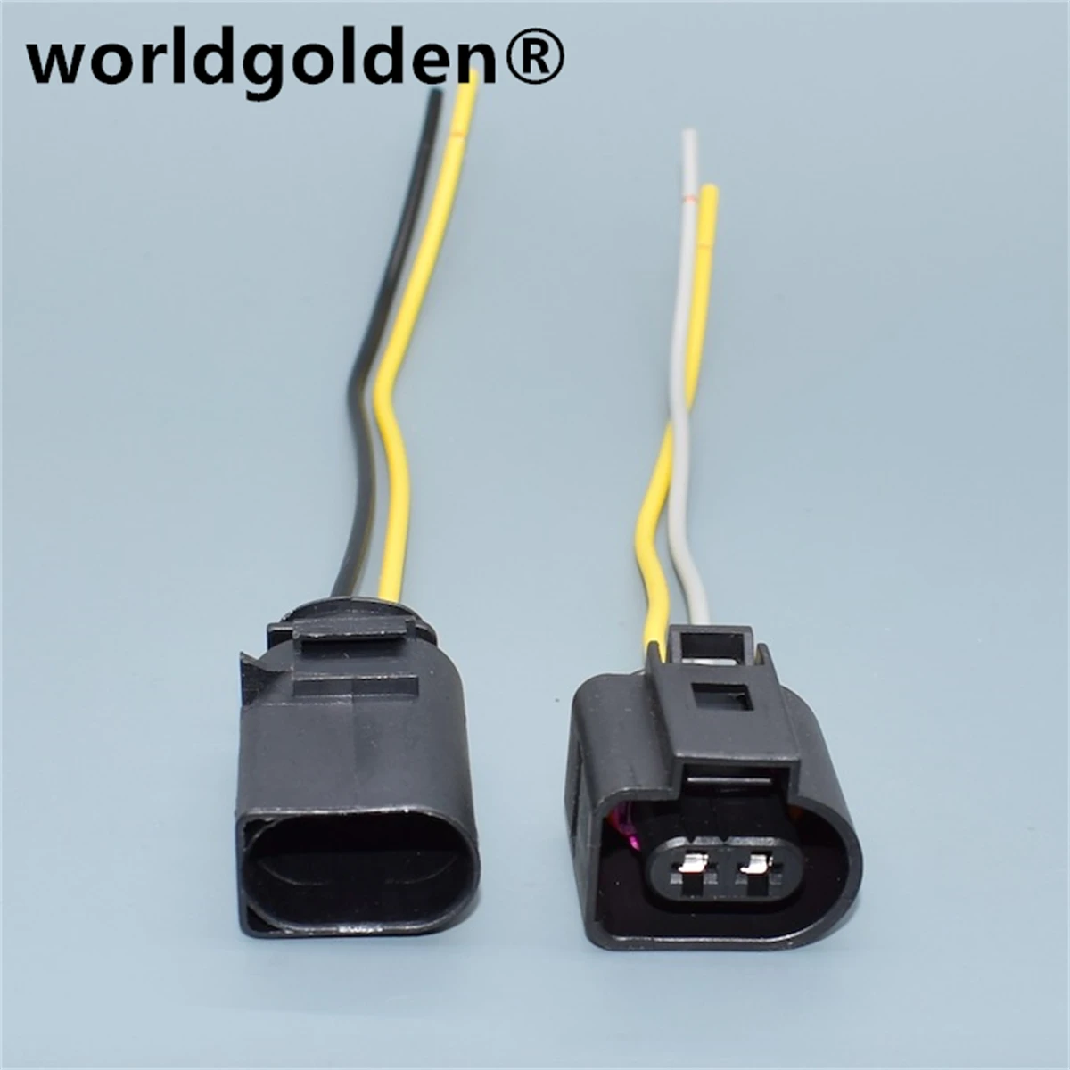 Уплотненный Электрический штекер Worldgolden 2 Pin/Way 3,5 мм для AUDI VW Skoda Passat VAG Group 1J0973722 1J0 973 72