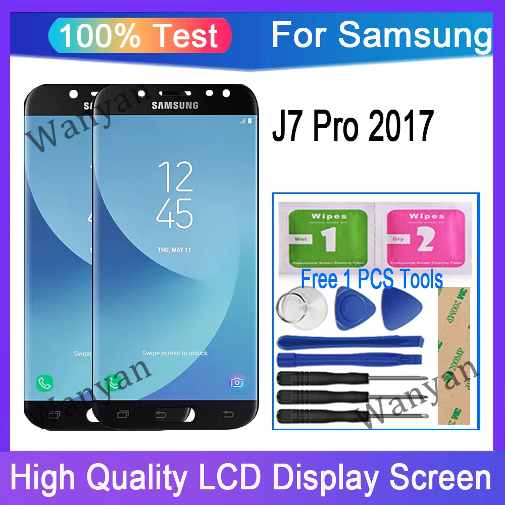 

Original For Samsung Galaxy J7 Pro j730 SM-J730G SM-J730GM LCD Display Touch Screen Digitizer Panel Replacement