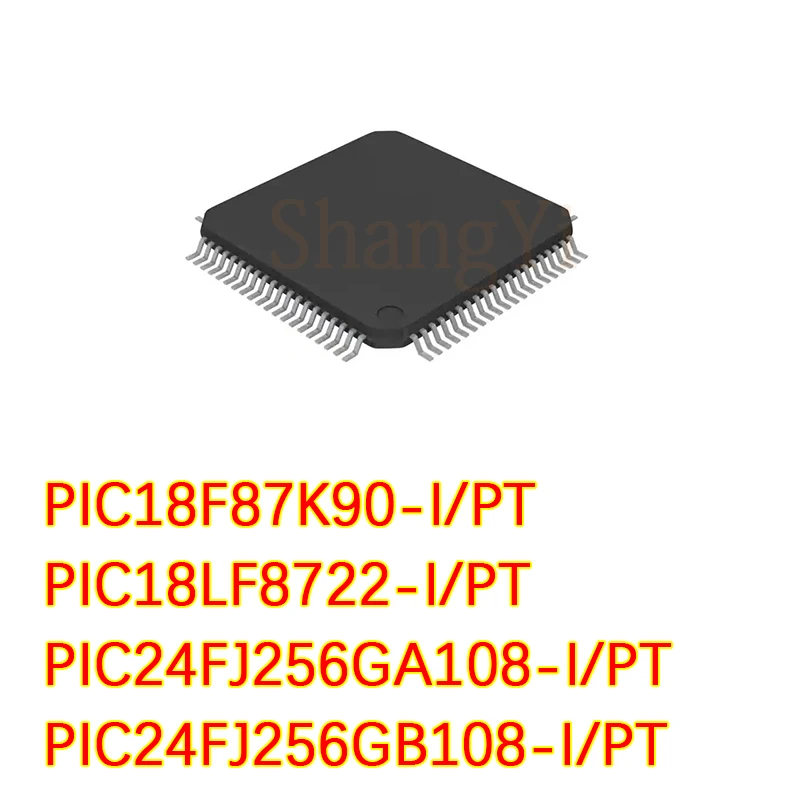 

1PCS/LOT PIC18F87K90-I/PT 18LF8722 24FJ256GA108 256GB108 E/PT T QFP80