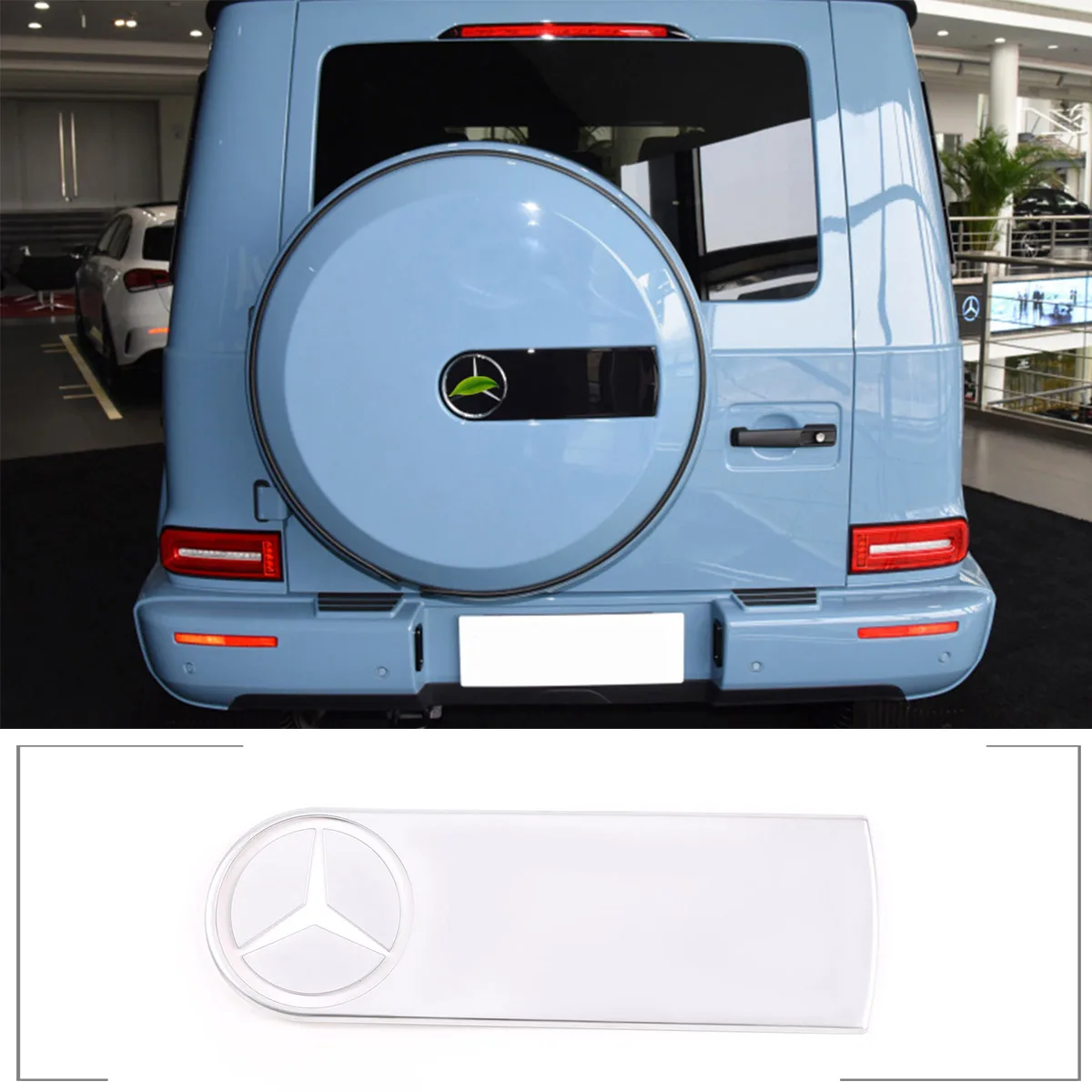 

For 2004 -2020 Mercedes -Benz G -Class W463 W464 G500 Spare Tire Car Label Decoration Stickers Abs Auto Parts