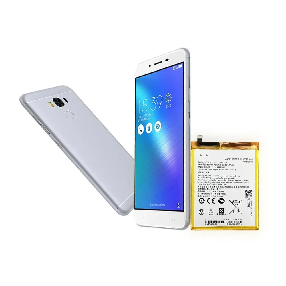 Сменный аккумулятор C11P1609 для ASUS Zenfone 3 Max ZC553KL 5 4max 2 ZC520KL X00DDB X00DDA X00DD X00HD новая батарея