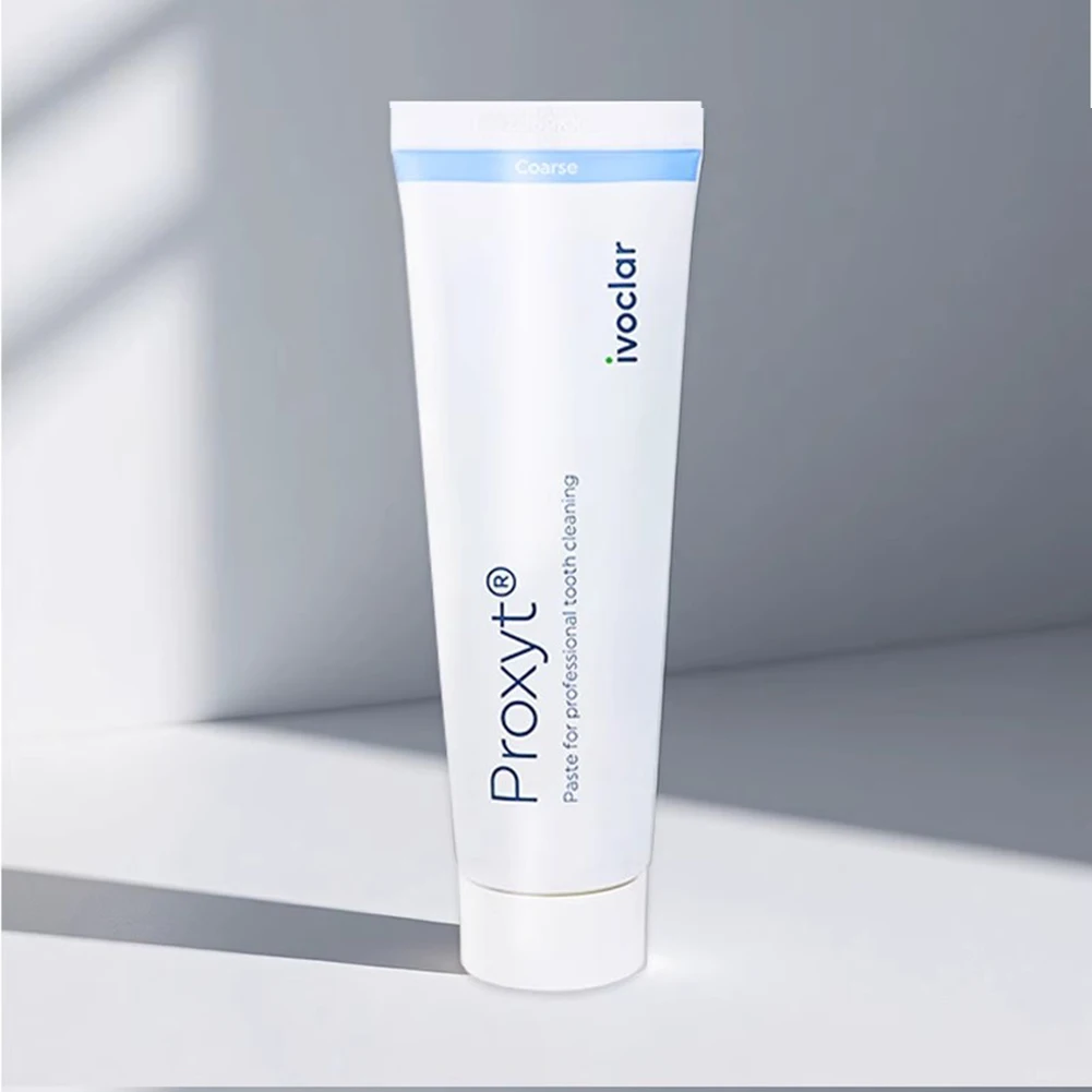Фото Профессиональная полировочная паста для зубов IVOCLAR Proxyt 80G для ухода за полостью рта, очистки зубов, удаления пятен и налета, 4 степени абразивности №1
