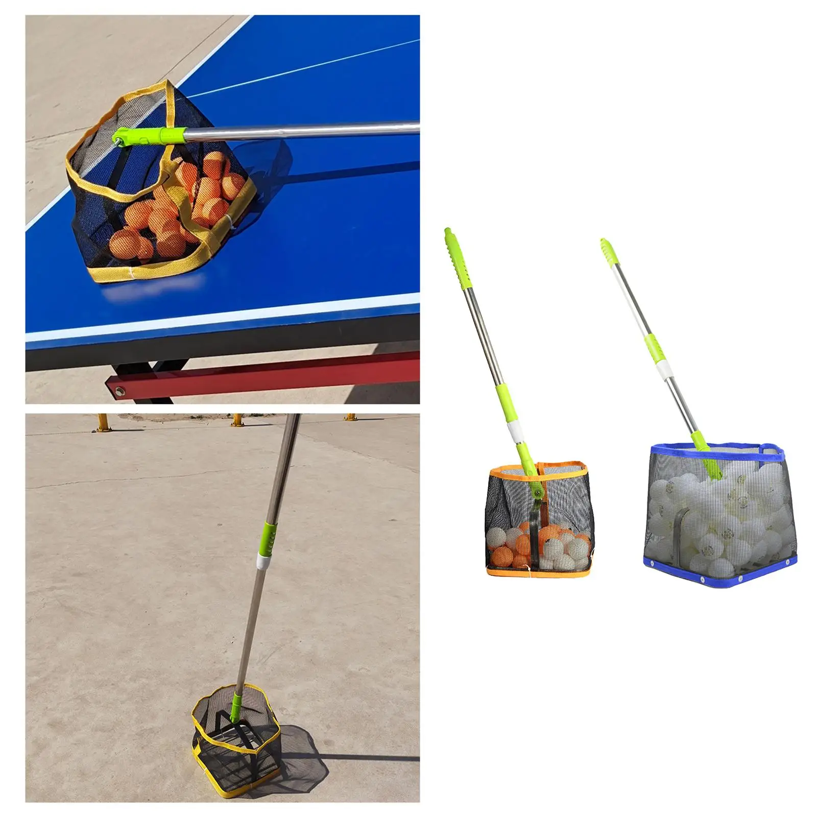 

Portable Ball Retriever Telescopic Net Adjustable Pingpong for Picking