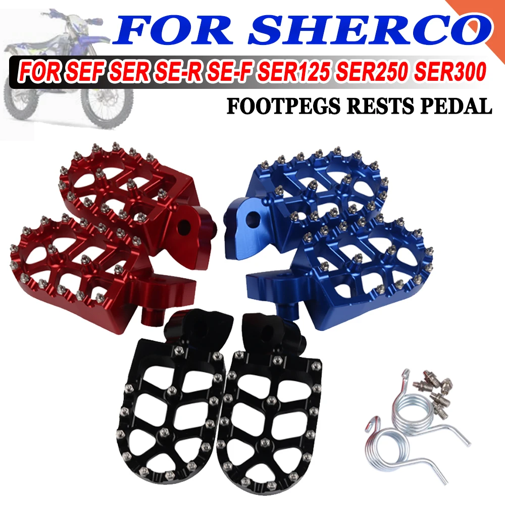 

For Sherco Factory SE-R 125 250 300 SER SEF 250 450 510 SE-R SE-F 2010-2020 Motorcycle Accessories FootRest Foot Pegs Pedal