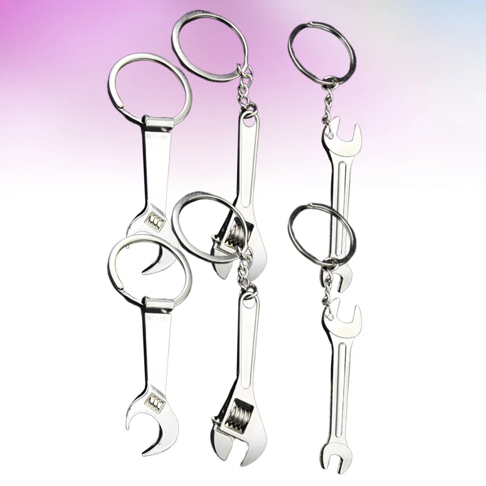 

6pcs Keychain Fathers Day Key Rings Key Holder Keychains Pendant Ornaments for