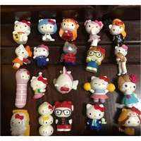 hello kittay figure assembled building block model toy ornaments accessories children present birthday gift