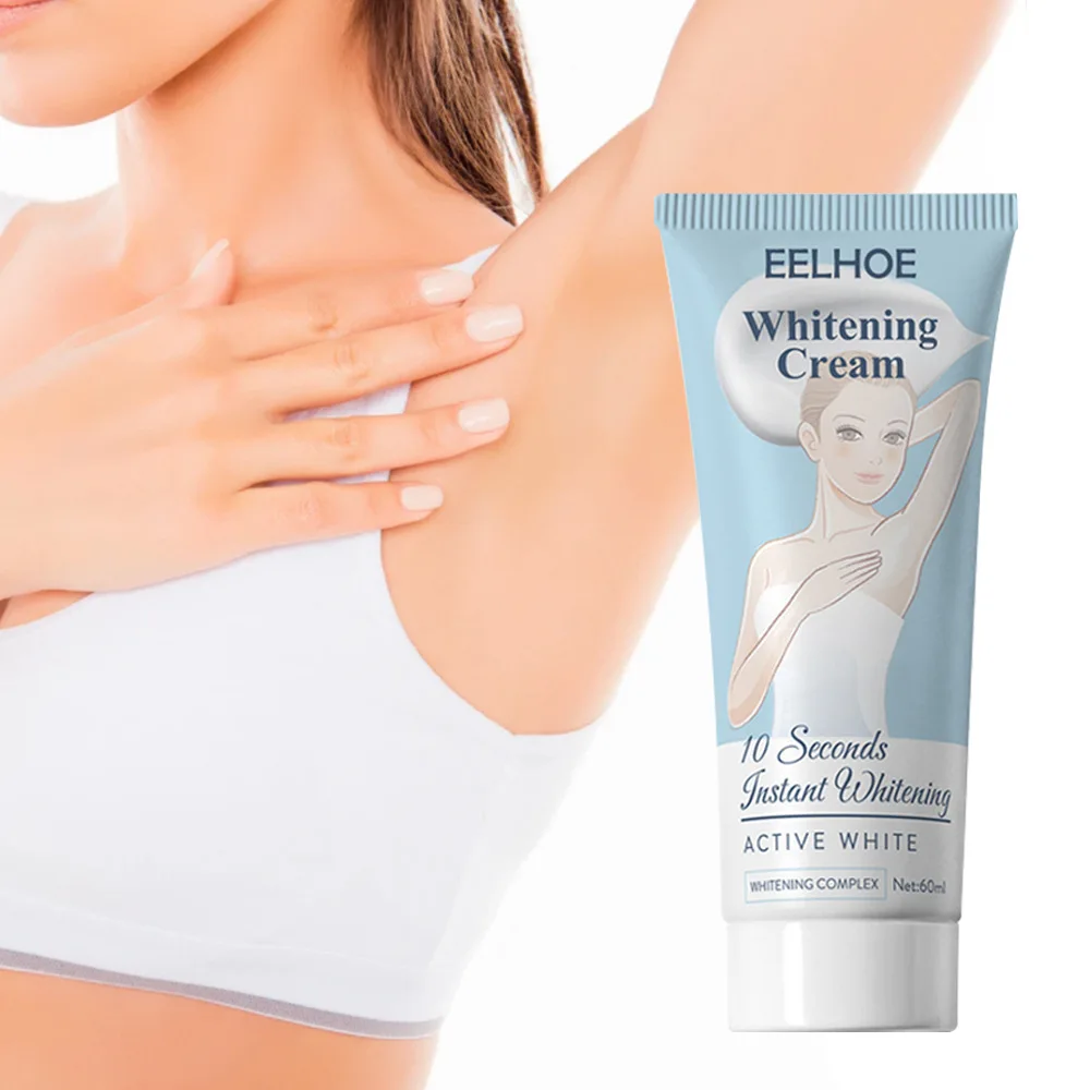 

EELHOE Underarm Whitening Cream Brightening Armpit Whitening Cream Neck Knees Private Parts Body Moisturizing Body Care 60ml