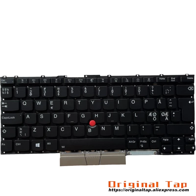 Клавиатура с подсветкой NDC Nordic для Lenovo Thinkpad X1 Titanium Gen 1 SN20W22462 SN20W22498