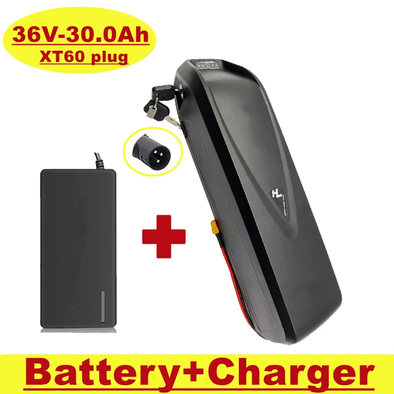 

36v/48v/52v Hailong style, portable electric bicycle lithium battery pack, 18650 cells, 350w~1500w motor, super endurance