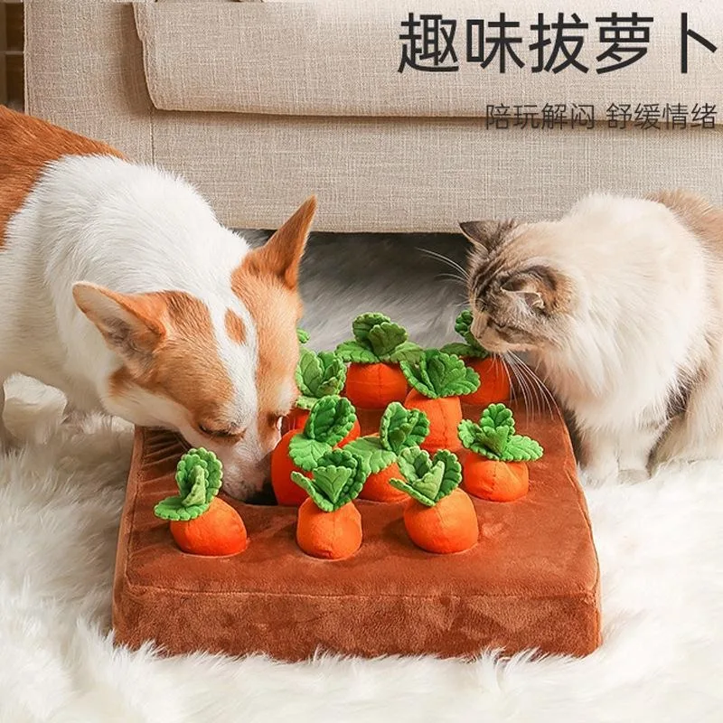 Интерактивный коврик для собак Rot Snuffle Mat плюшевые игрушки-головоломки