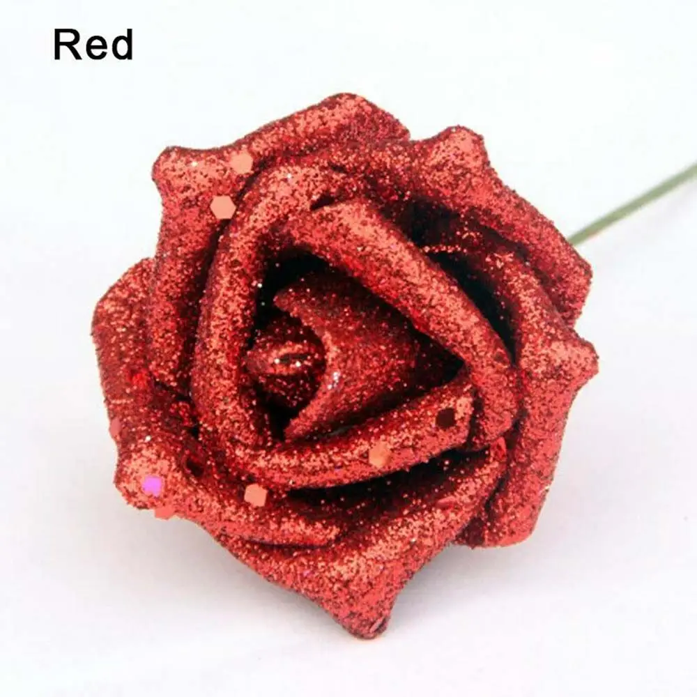 

Искусственные синие розы 10 шт