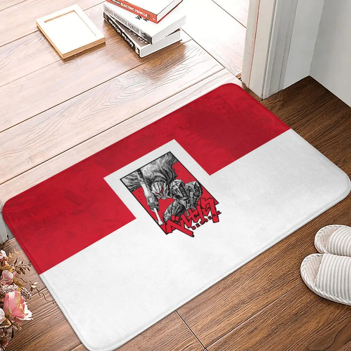 

Противоскользящий коврик для ванной комнаты с рисунком Гриффит бехит манга, красный меч, мужской коврик для спальни, Придверный коврик, дом...
