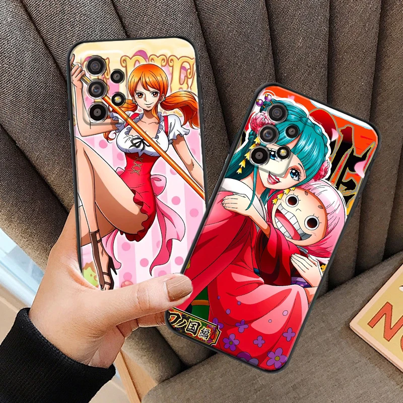 

Cartoon One Piece For Samsung A52 A72 4G 5G Phone Case Coque Silicone Cover Soft Funda Liquid Silicon Back
