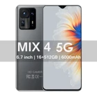 Смартфон глобальная версия MIX 4, 6,7 дюйма, камера 48 МП HD, 6000 мАч, 16 ГБ, 512 ГБ, сотовый телефон Android, разблокированные мобильные телефоны