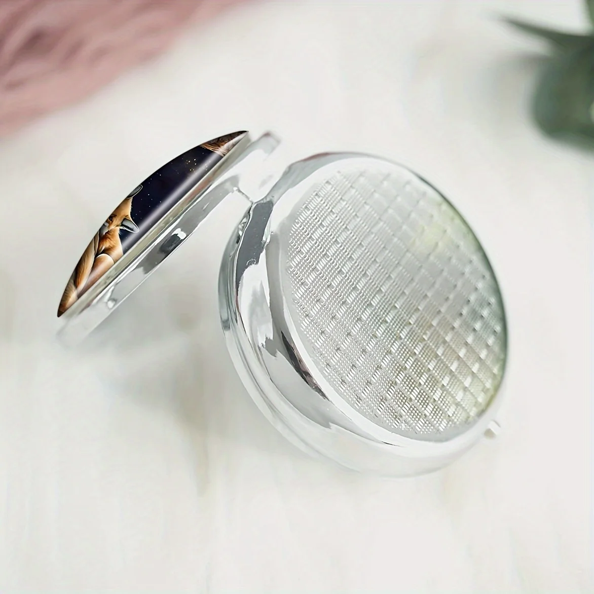 ity okrągłe pudełko na pigułki Fox przenośne do przechowywania leków w gospodarstwie domowym apteczka z 3 siatkami podróży i biura świeżym