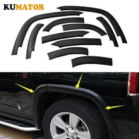 kumator for jeep compass 2011 2018 car wheel eyebrow trim stickers 10pcsset front rear wheels fender flares cover car styling