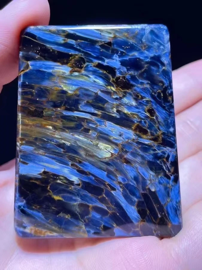 Подлинная прямоугольная Подвеска из натурального синего пьестерсита 58 7/48 7/5 9 мм