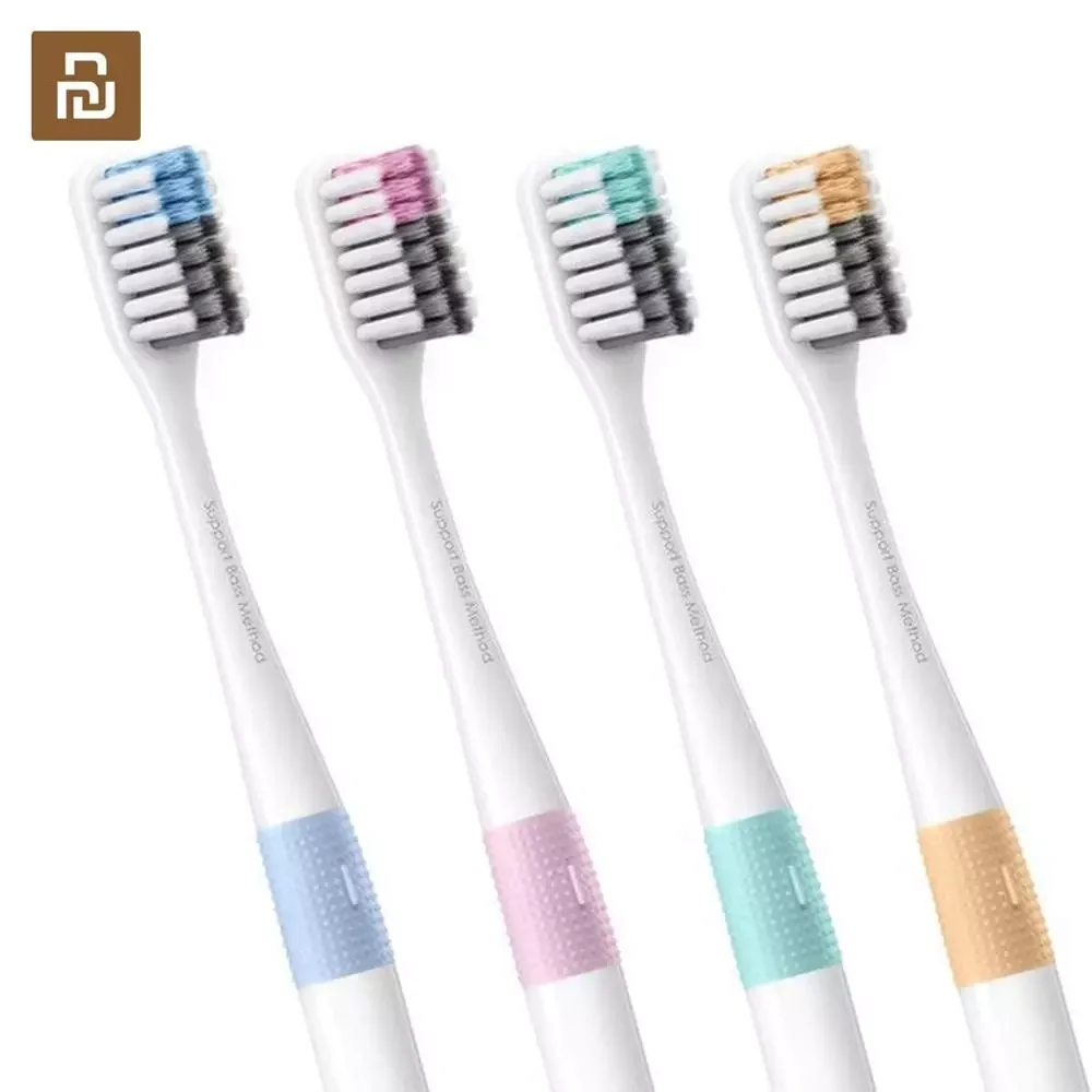 

New Fast shipping 2019 New Youpin Doctor B Bass Method Deep Clean Tooth soft brush Sandwish-bedded For Travel Home