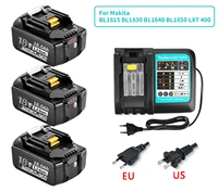 bl1860 rechargeable batteries18v 18000mah lithium ion for makita 18v battery 18ah bl1840 bl1850 bl1830 bl1860b lxt400charger