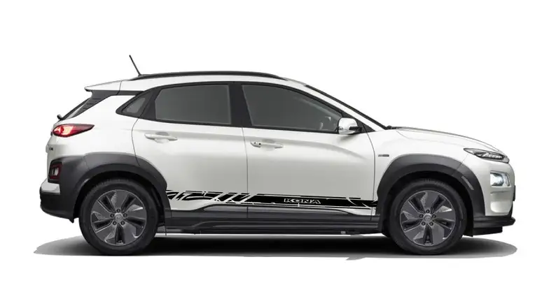 

Наклейка графическая наклейка дверь Спорт полоса комплект совместим с Kona