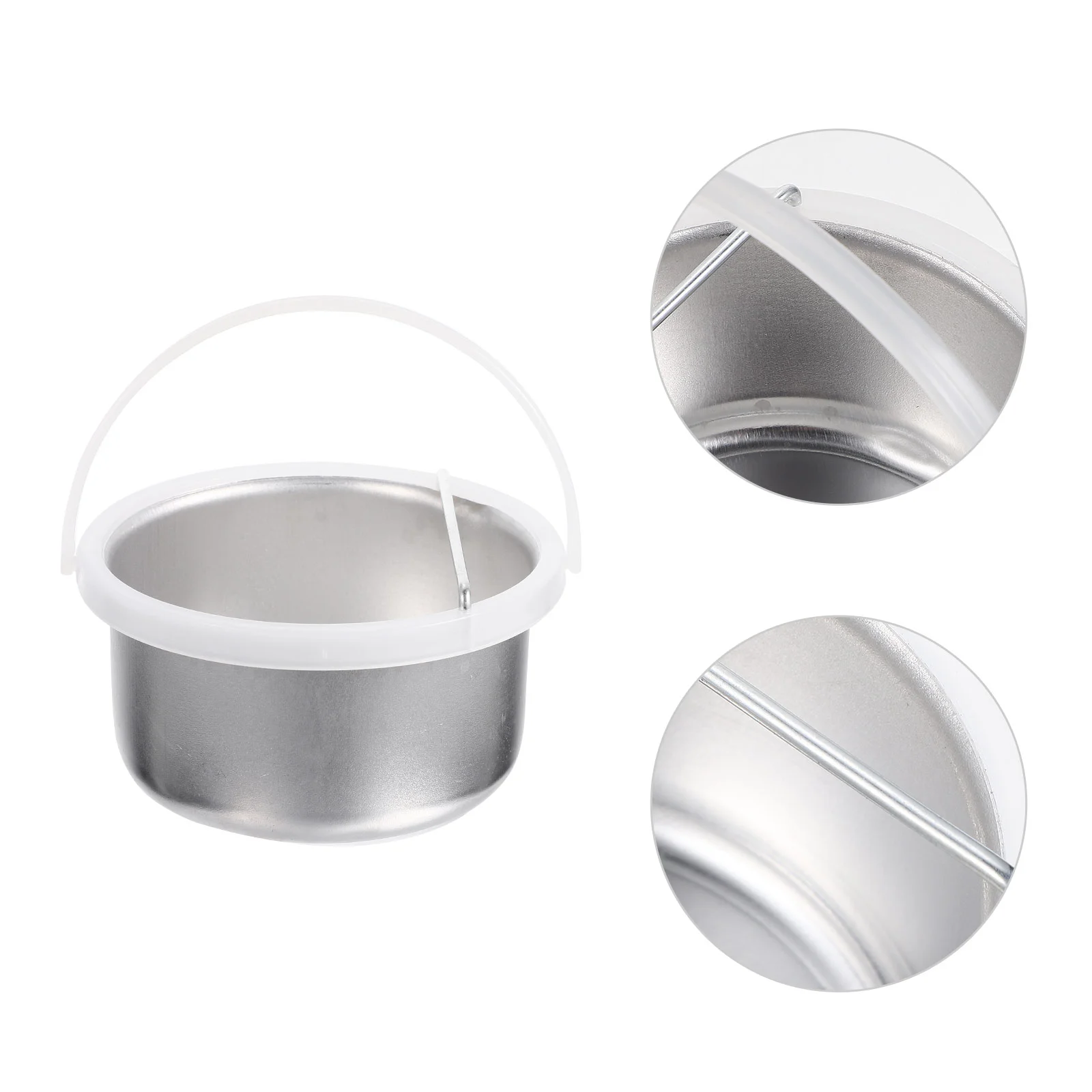 

Small Wax Pot Melt Aluminum Container Waxing Bowl Heater Accessory Hair Butter Removing