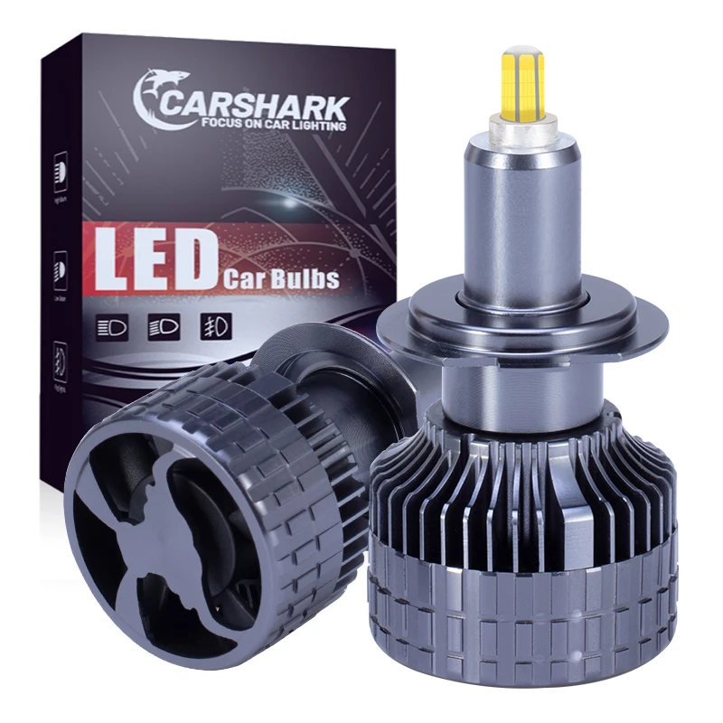 Светодиодные лампы Carshark 9012 Hir2 H7 Canbus Super 30000Lm H1 H8 H9 H11 для автомобильных фар Ice 12 В 9005