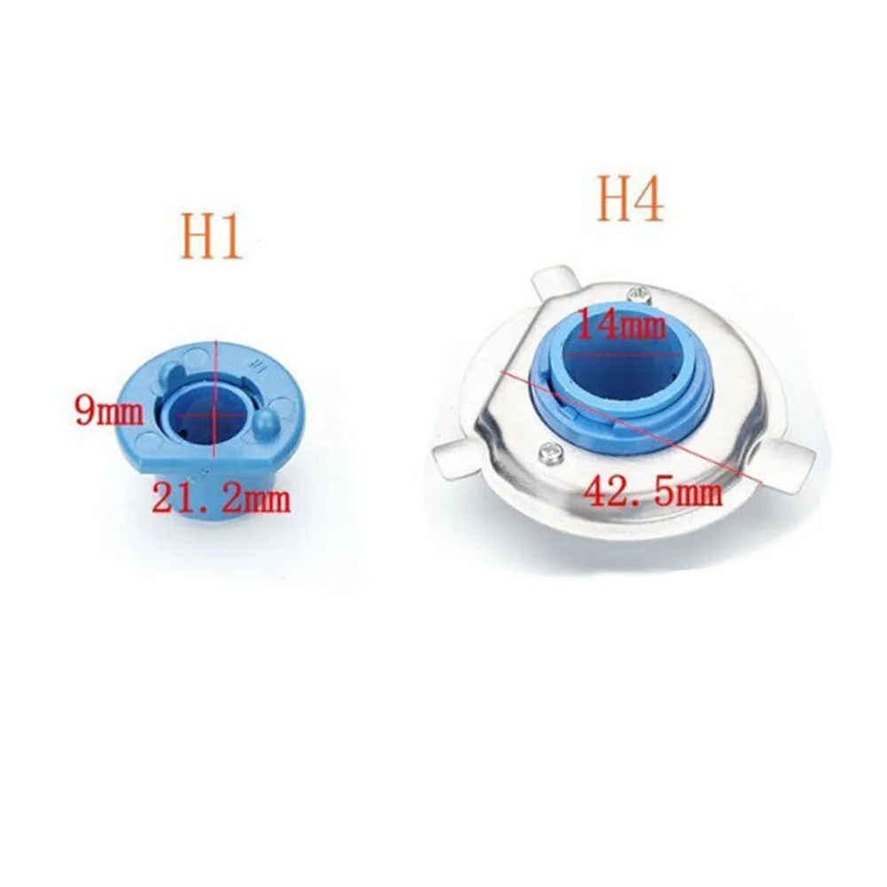 

Accessories Headlight Adapter ABS H1/H4 LED Headlamp Socket LED Headlight Bulb Adapter Replacement Sockets Retainer Holder