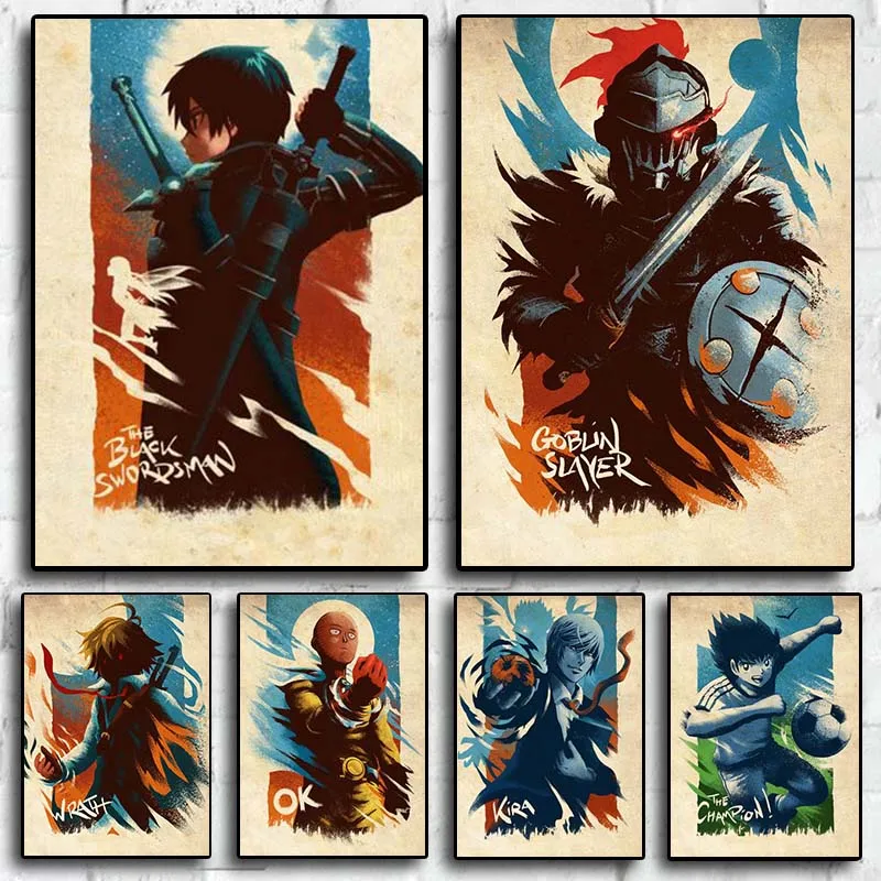 

Художественный постер Yuri on Ice в стиле ретро с японским аниме для украшения дома, постеры на холсте для детской комнаты, настенные художественные постеры