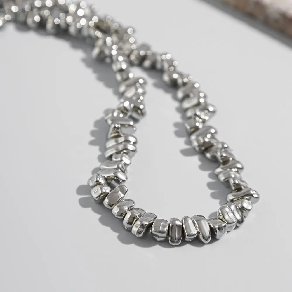 Ожерелье с бусинами Alien Трендовое дизайнерское необычное колье из CCB-пластика