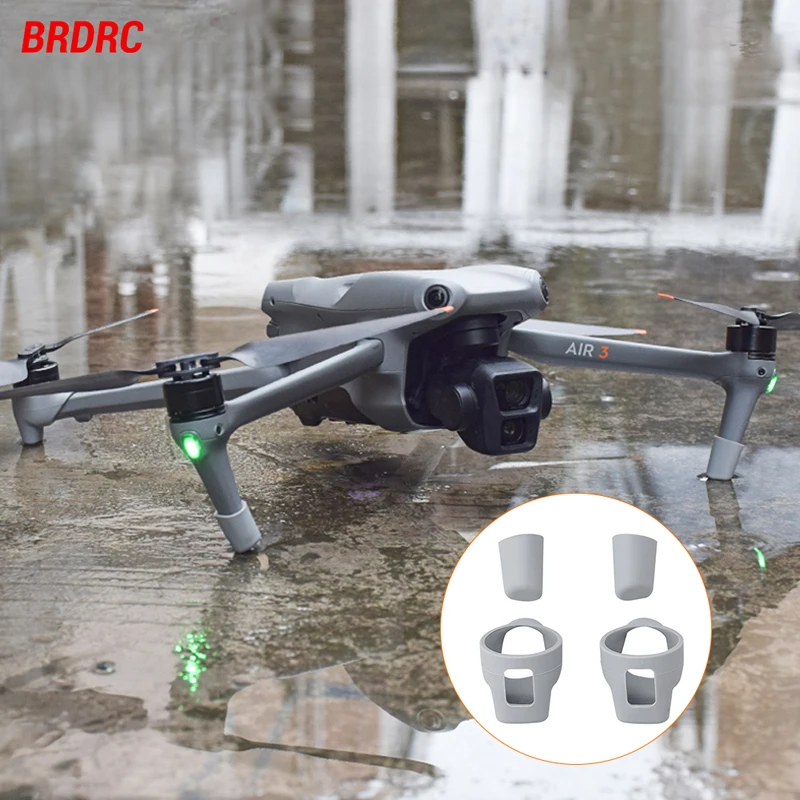 

Защитная подставка для посадочного шасси brдк для DJI Air 3, силиконовый пылезащитный коврик, крышка увеличения высоты, запасные части, аксессуары для дрона