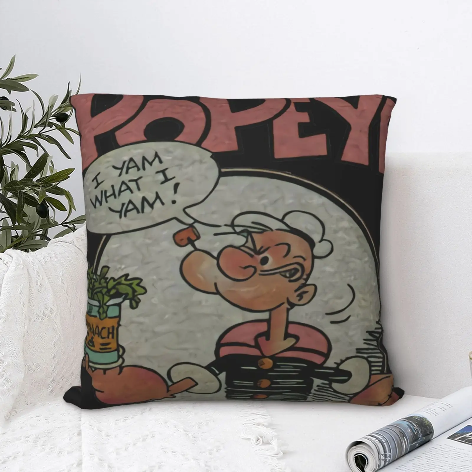 

Popeye The All Popeye Hour 80S 366 Pillow Case House Home Decoration Big Size Modern Anime Cushion Covers Pillow Case With Zip