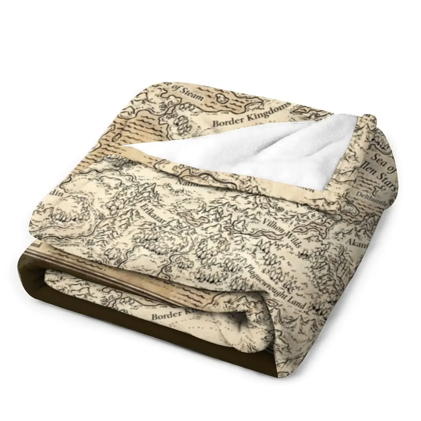 АННОТИРОВАННАЯ карта Faerun одеяло фланелевое для младенцев