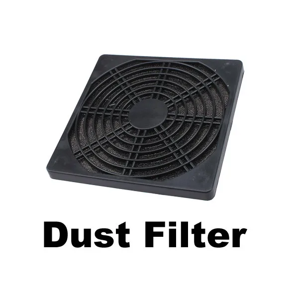 

120mm PC Case Fan Filter Removable Front Plate Easy to Wash Suitable for PC Case Fan Dust-proof Protection Net
