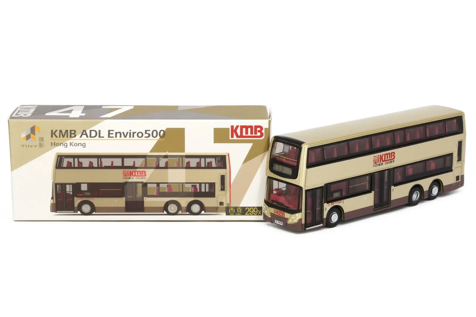 

Tiny City Die-cast 1:110 KMB ADL Enviro500 (299X) Bus DieCast Model Car Collection Limited Edition Hobby Toy Car