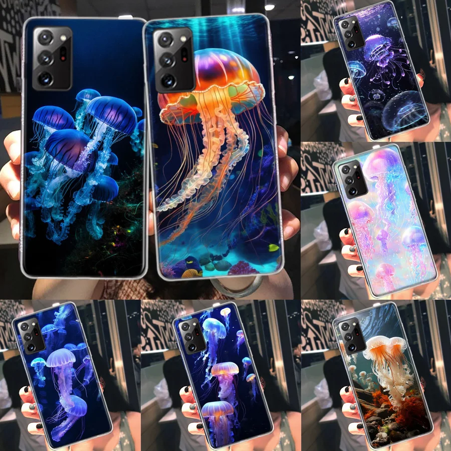Чехол Magic Jellyfish для телефона Galaxy Samsung S22 Plus S21 S24 ультрапрозрачный чехол S20 S23 FE S10 S10E S9