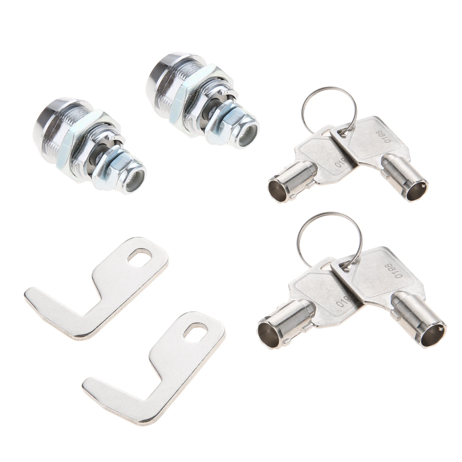 

2pcs Tubular Cam Locks Used for Cabinet Doors Mailbox Locker Electric Box Drawers Waterproof Rustproof