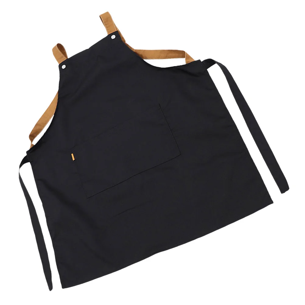 

Apron Aprons Bib Chef Kitchenpocketsbaking Working Bbq Cooking Gardening Restauranthair Canvas Barber Painting Waterproof Grill