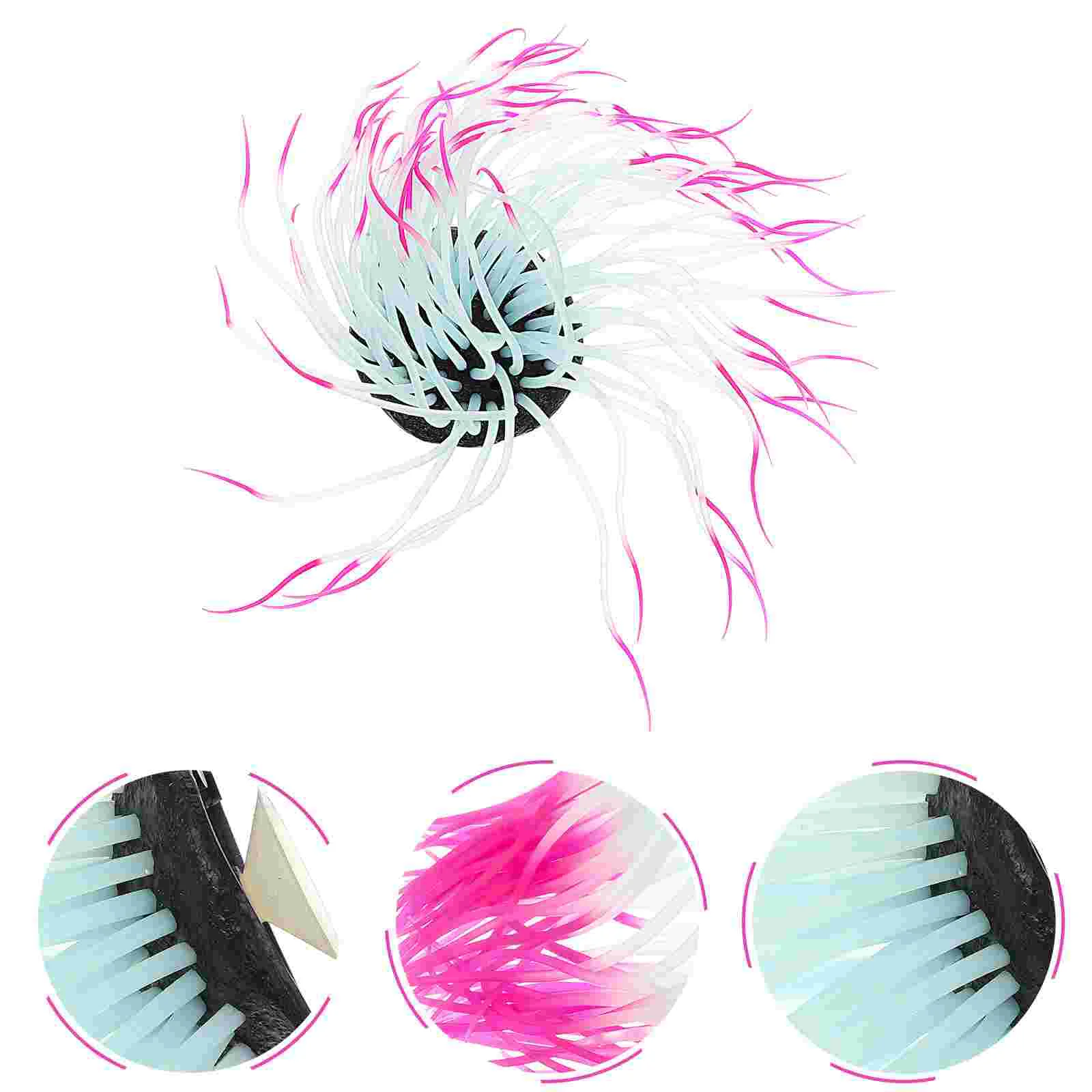 

Coral Fish Ornaments Aquariumdecoration Tank Aquatic Anemone Sea Artificialsilicone Simulationornament Fake Decorations Decor