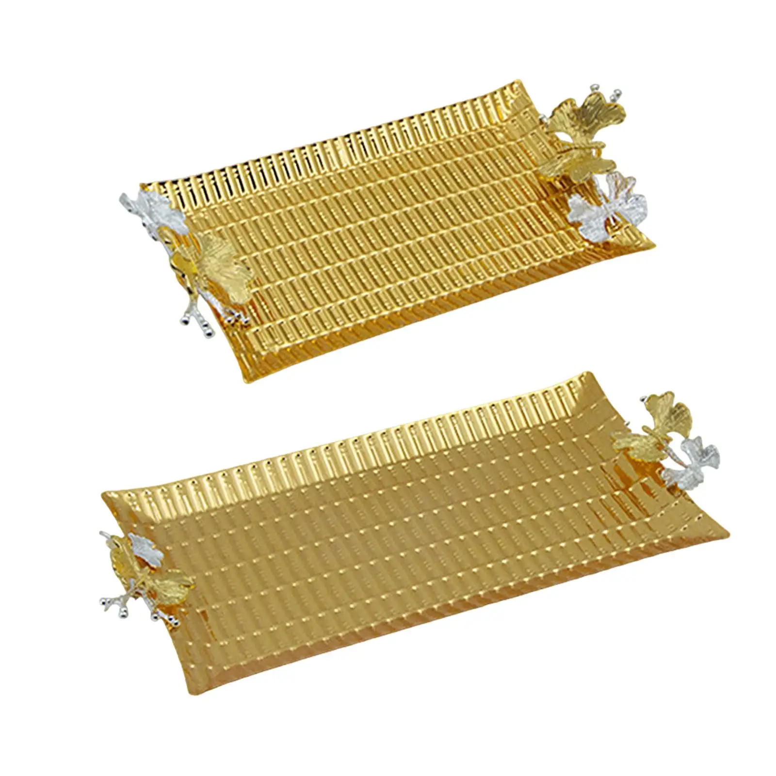 Металлический поднос для фруктов еды Golde многофункциональное антикварное