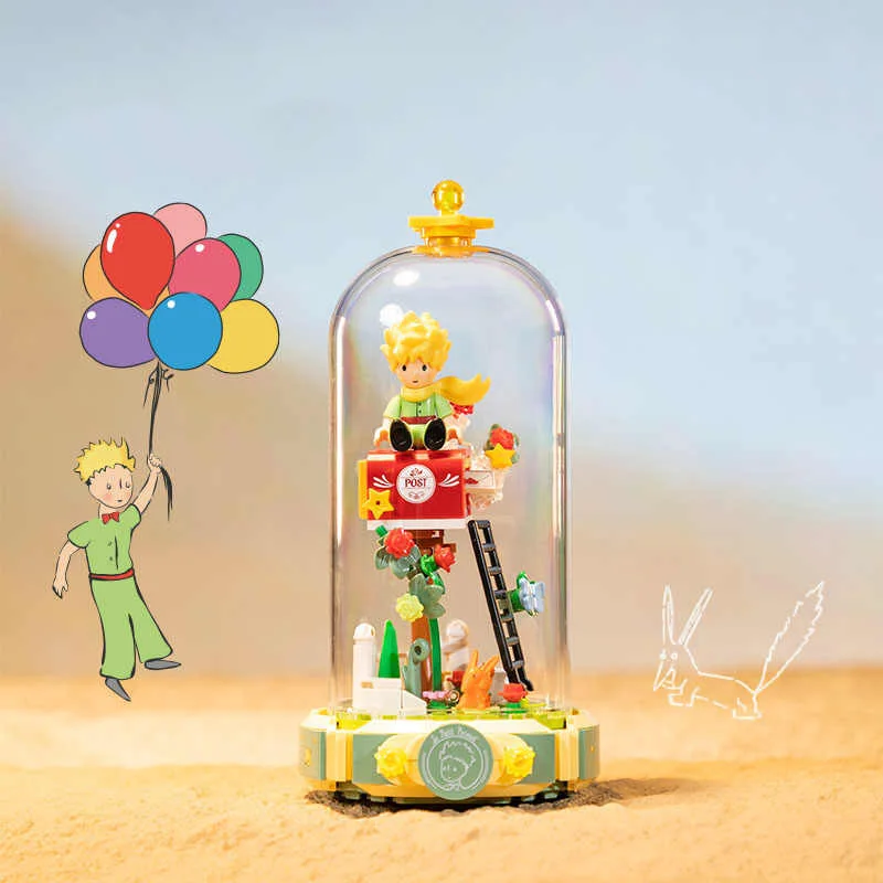 Аниме kawaii Мультфильм Le Маленький принц вечная серия романтическая сцена Сборка