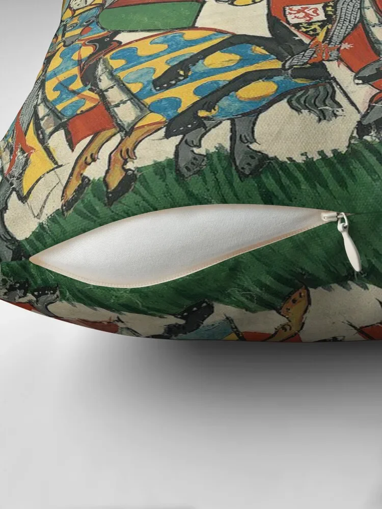 Наволочка для подушки с изображением игры поле боя (14 век)-декоративная наволочка