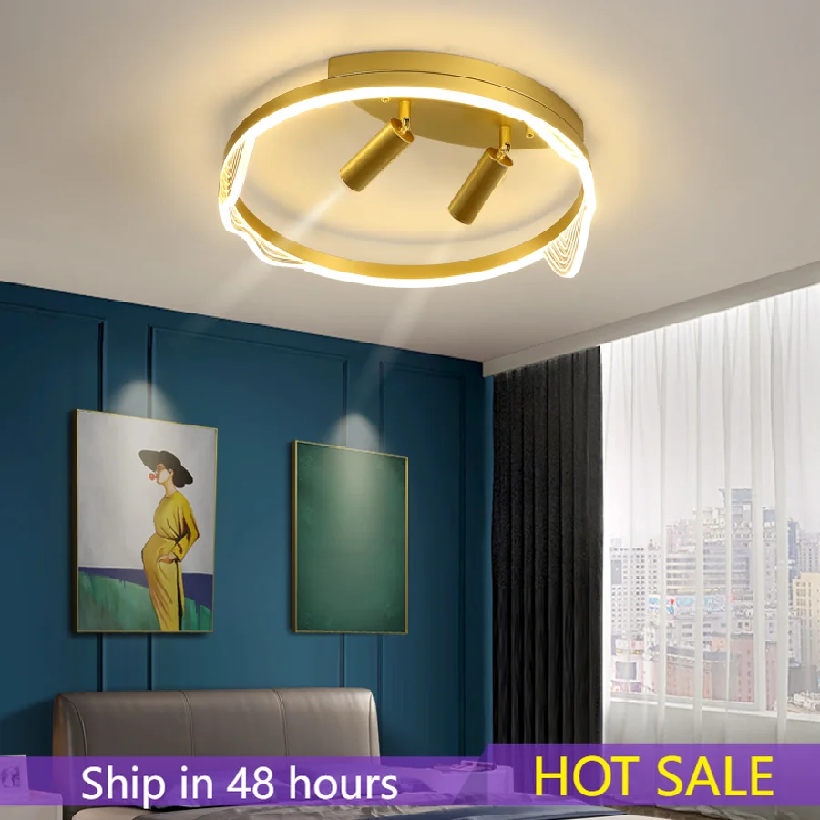 

Creative modern led Sportlights ceiling lights living bedroom study balcony indoor lighting Bedroom Surface Mount Ceiling Lamp