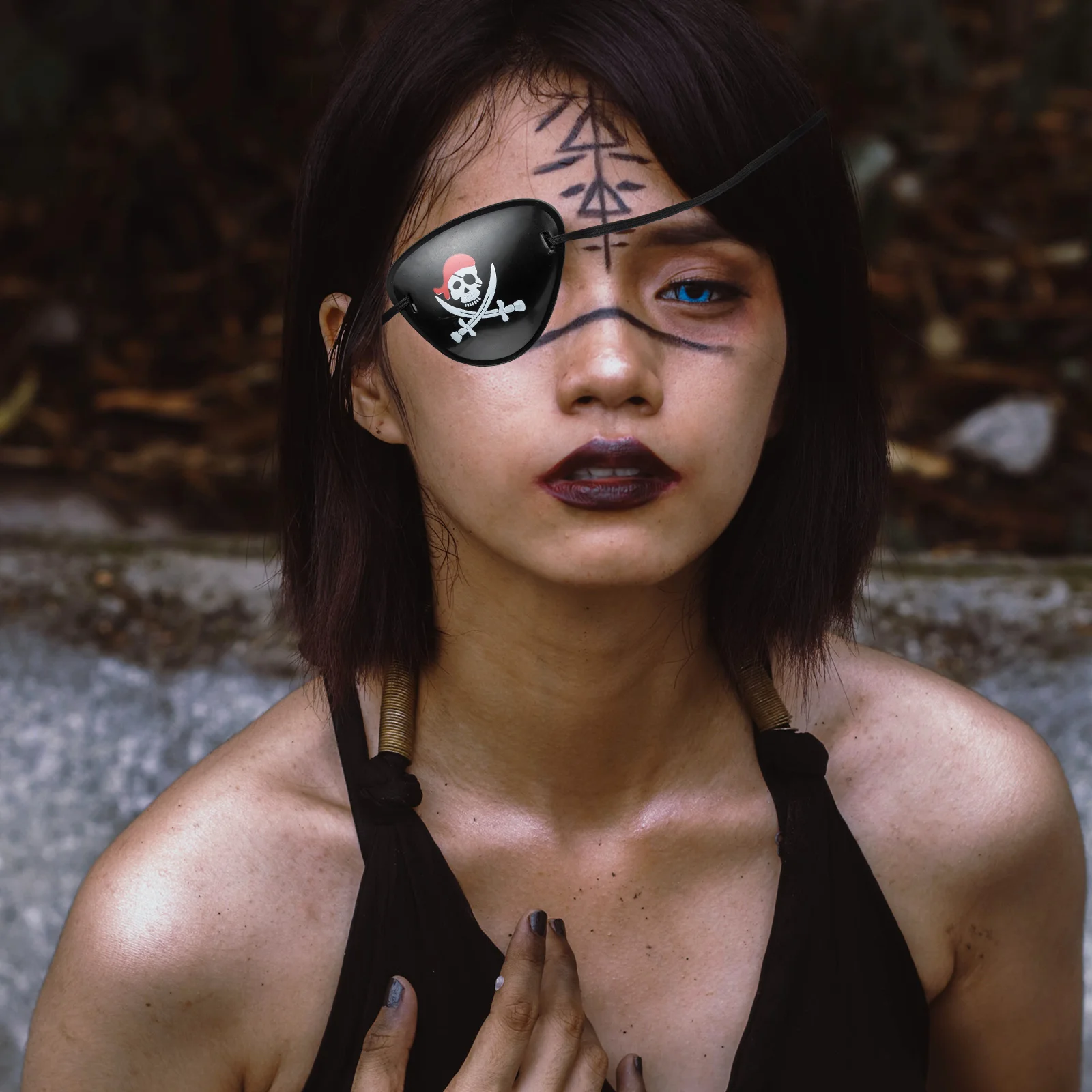 Пиратская повязка на глаза реквизит для фотосессии портативная глаз Хэллоуин