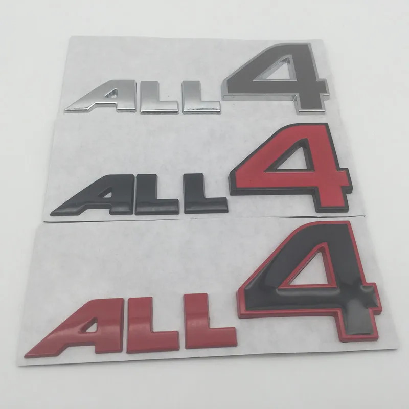 1 шт. 3D ALL4 Автомобильная буква задний хвост фотоэмблема значок наклейка