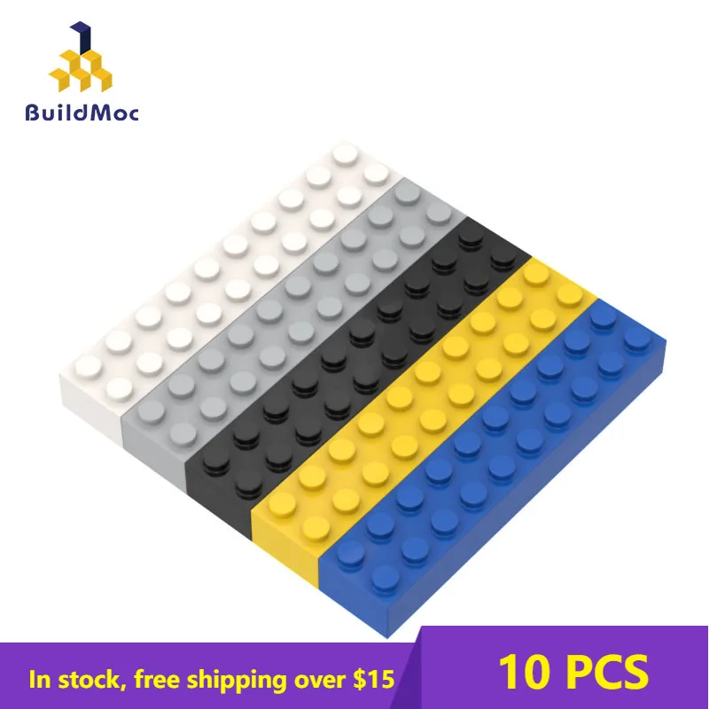 

10PCS MOC Bricks 92538 3006 Brick 2x10 Building Blocks Bricks Bulk Model Parts DIY Educational High-Tech Parts Toys