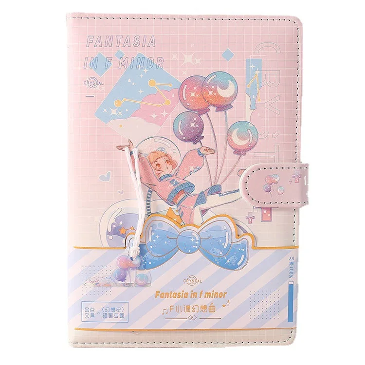 

2023 новая фантазия розовый сахар записная книжка для девочек 12,8*18,6 см Kawaii мультфильм Дневник 224P красочные страницы Бесплатная доставка
