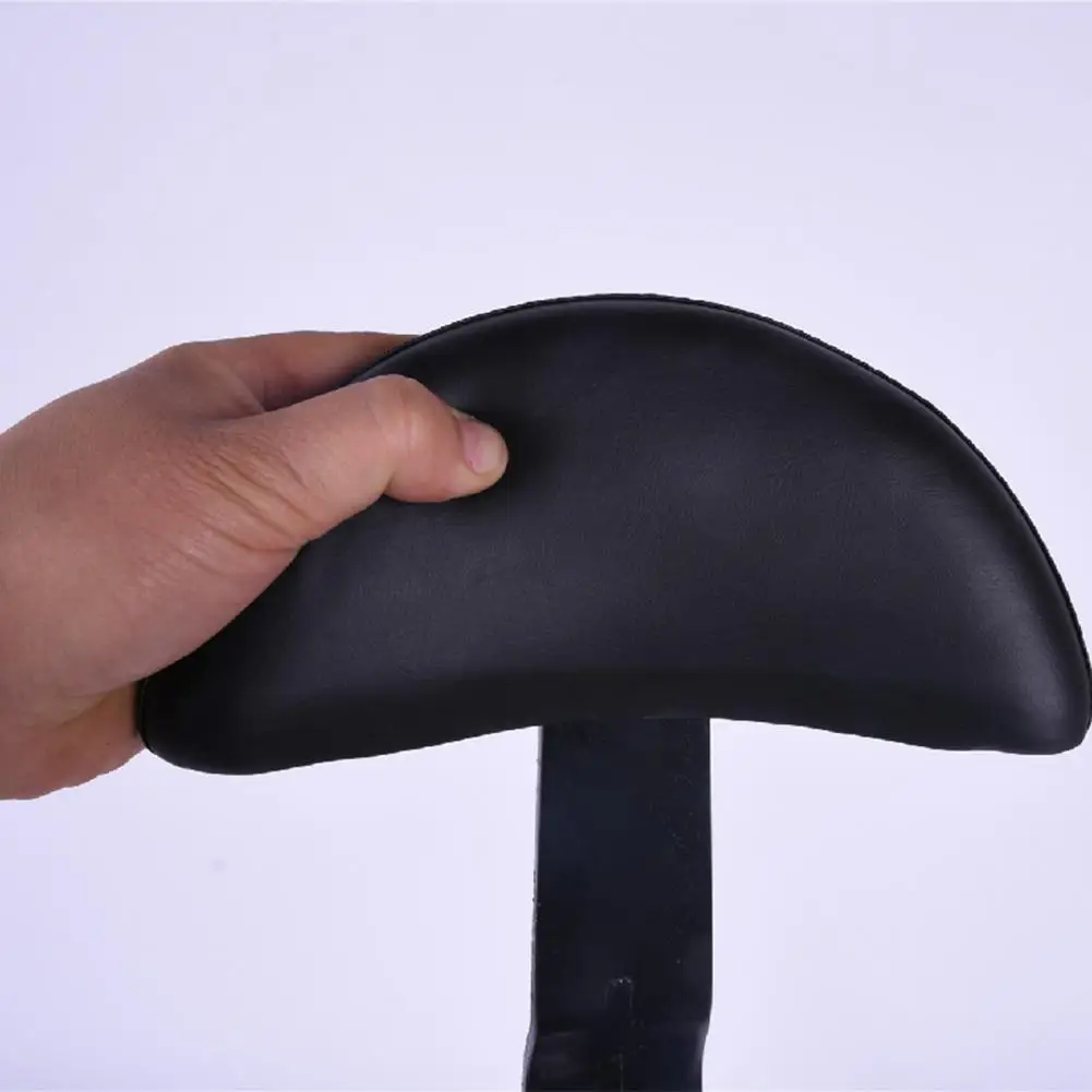Bike Backrest Support Faux Leather Sun Resistant Bike Backrest Support Sturdy Steel Rear Seat Backrest Cycling Supplies
