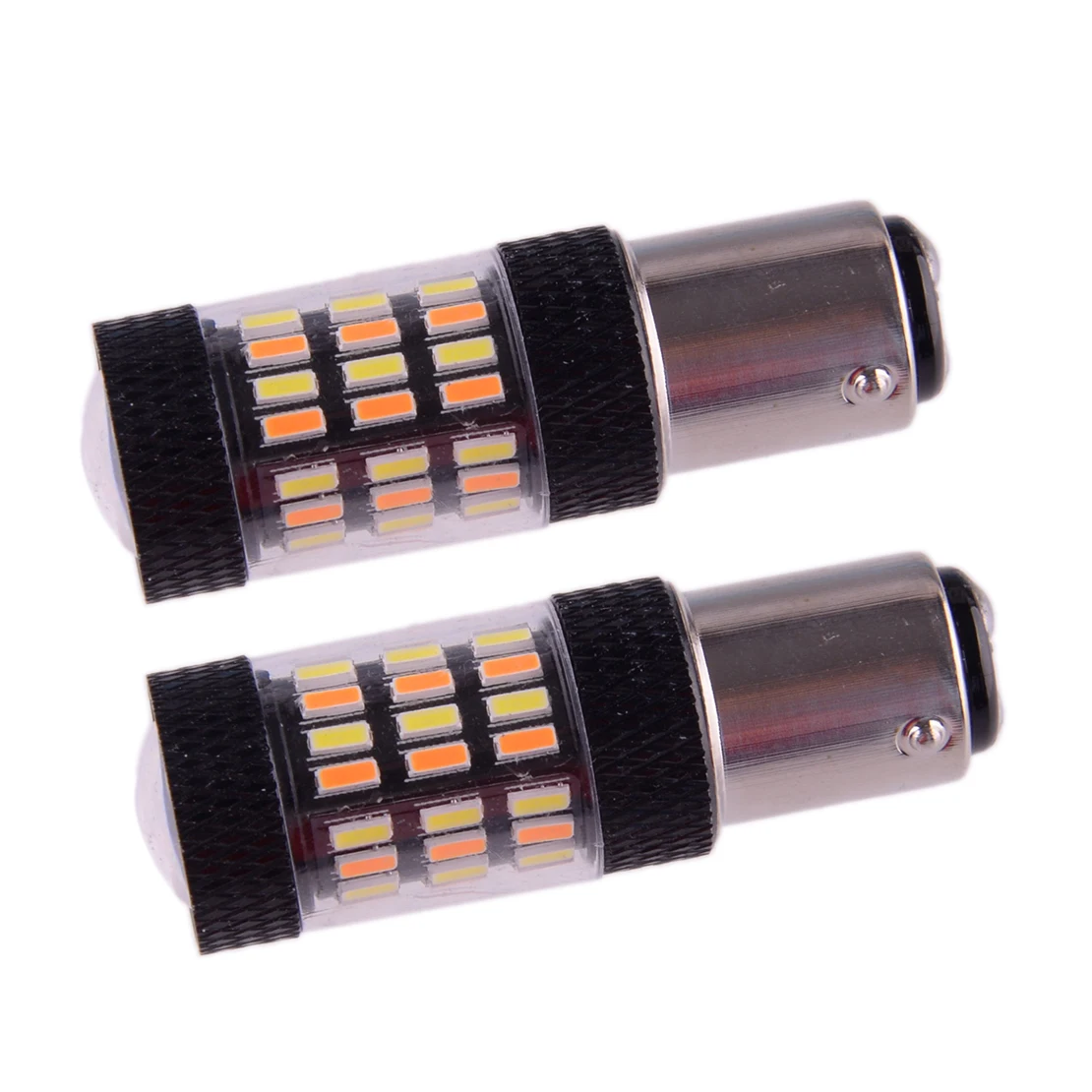 

12V-24V 6500-8000K 2Pcs 1157 60SMD LED Turn Signal Light Bulb Switchback Fit for Honda Accord Sedan 1998-2012 2013 2014 2015