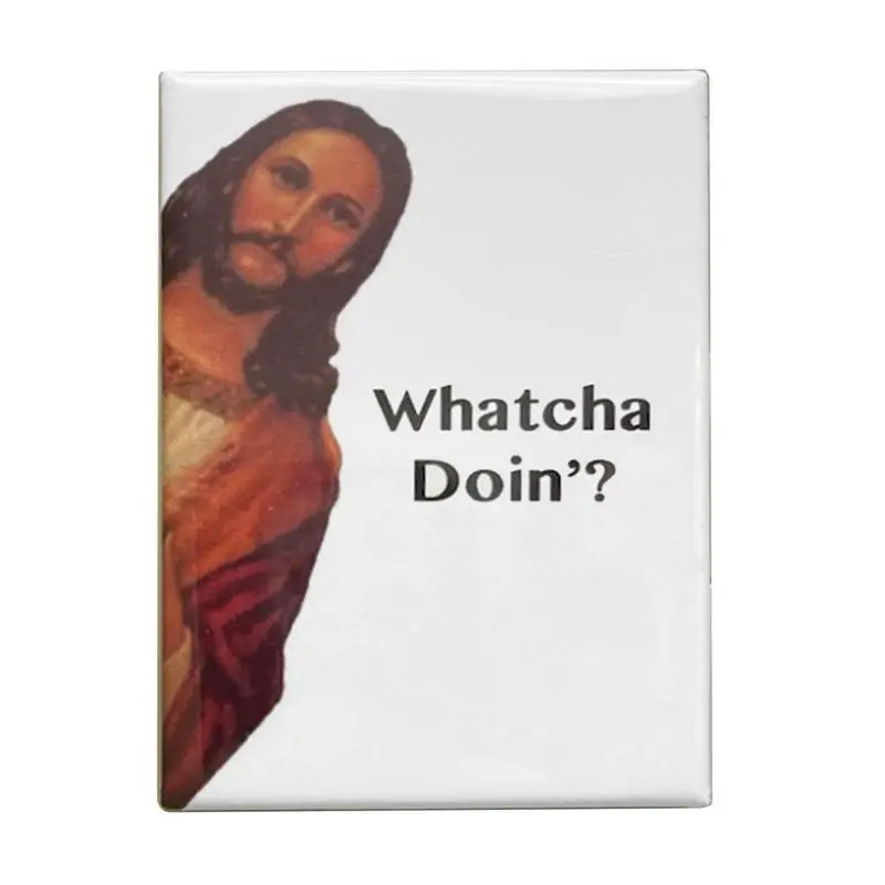 

Refrigerator Magnet Sticker Jesus Themed Fridge Magnetic Stickers Funny Jesus Message Board Reminder For Kitchen Home Decoration